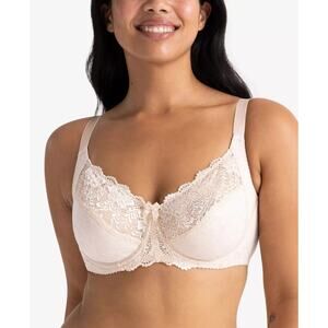 Dorina Philippa All Lace Full Figure Non Padded Demi Bra Beige Size 38F 0749
